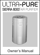 Sierra 6000 Air Purifier Owners Manual